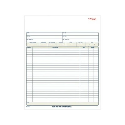 Deals 👏 Adams Carbonless Sales Order Books Adams 3-Part Carbonless Sales Orders Book, 10.69"L X 8.38"W, 50 Forms/Book, Each (ABF TC8100) 🧨