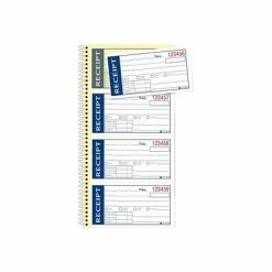 Brand new 🔥 Receipt Books Adams Write 'N Stick 2-Part Carbonless Receipts Book, 2.75"L X 4.75"W, 200 Forms/Book, Each (SC1152WS) ✔️