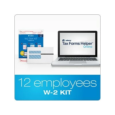 Flash Sale ⭐ W-2 Individual Forms Adams 2022 W-2 Tax Form, White, 12/Pack (STAX612-22) 😀 - Image 2