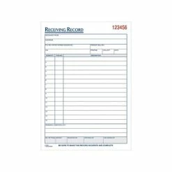 Outlet 🤩 Business Forms TOPS 3-Part Carbonless Receiving Records Pad, 5.56"W X 7.94"L, 50 Forms/Pad, Each (TOP 46260) 🔔