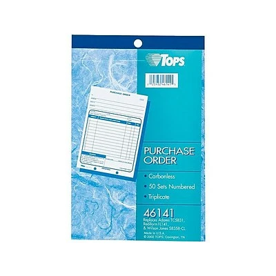 Discount 🌟 Tops® Carbonless Purchase Order Books TOPS 3-Part Carbonless Purchase Requisitions Book, 5.56"W X 7.94"L, 50 Forms/Book, Each (TOP 46141) ✔️