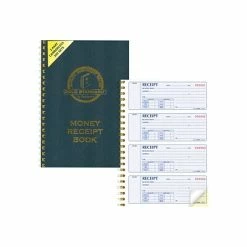 Hot Sale 🔥 Business Forms Rediform Gold Standard 2-Part Carbonless Receipts Book, 7"L X 2.75"W, 300 Forms/Book (8L810) 🧨