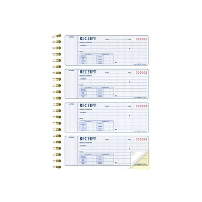 Hot Sale 🔥 Business Forms Rediform Gold Standard 2-Part Carbonless Receipts Book, 7"L X 2.75"W, 300 Forms/Book (8L810) 🧨 - Image 3
