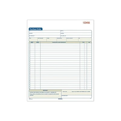 Brand new 😀 Tops® Carbonless Purchase Order Books TOPS 3-Part Carbonless Purchase Requisitions Book, 8.38"L X 10.69"W, 50 Forms/Book, Each (TOP 46147) 🛒 - Image 2