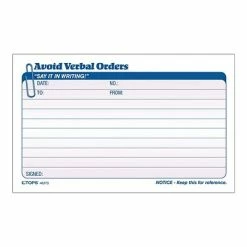 Wholesale 😍 Business Forms TOPS 2-Part Carbonless Work Orders Book, 4.25"L X 7"W, 50/Pack (TOP 46373) ⌛