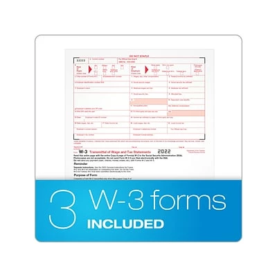 Flash Sale ⭐ W-2 Individual Forms Adams 2022 W-2 Tax Form, White, 12/Pack (STAX612-22) 😀 - Image 5