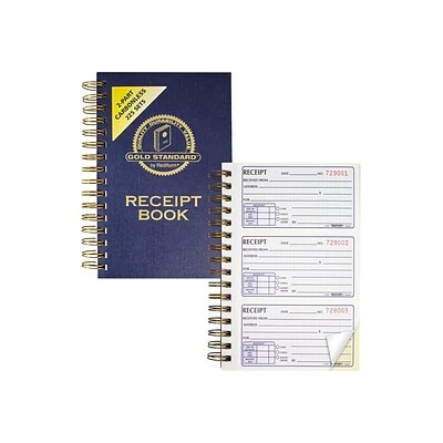 Brand new 👍 Rediform® Gold Standard Receipt Book Rediform Gold Standard 2-Part Carbonless Receipts Book, 5"L X 2.75"W, 225 Forms/Book (8L829) 😉 - Image 3