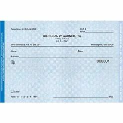 Outlet 🥰 Alter Proof Rx Blanks Medical Arts Press® Single Copy Rx Blanks, Horizontal, Alter-Proof 🌟