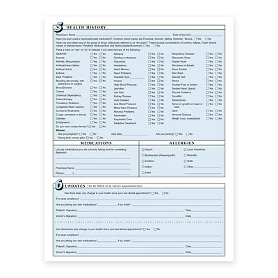 Best deal 😀 Quill Brand Custom Dentistry Custom Dental Registration Forms, 8-1/2" X 11", 250 Sheets Per Pack 😉 - Image 2