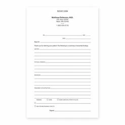 Cheap 🛒 Quill Brand Custom General Medical Custom Referral Report Form Slips, 5-1/2" X 8-1/2", 100 Sheets Per Pad ❤️