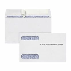 Best reviews of 🔥 Envelopes TOPS Self Seal Security Tinted Double Window W-2 Tax Form Envelope, White, 200/Pack (7987PS-S) 👏