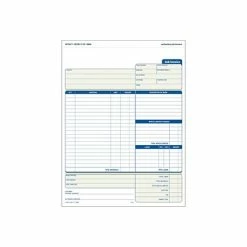 Hot Sale 😀 TOPS Business Forms Adams Job Invoices, 11.44"L X 8.5"W, 50 Sets/Pack (NC3817-50) ❤️
