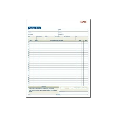 Deals 🧨 Tops® Carbonless Purchase Order Books TOPS Purchase Requisition Book, 10.69"L X 8.38"W, 50 Sets/Book (46146) ⭐