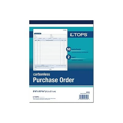 Deals 🧨 Tops® Carbonless Purchase Order Books TOPS Purchase Requisition Book, 10.69"L X 8.38"W, 50 Sets/Book (46146) ⭐ - Image 2