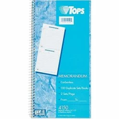 Promo 🔔 TOPS Business Forms Carbonless Memo-Note Message Sets ⭐