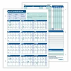 Coupon ⭐ ComplyRight™ Attendance Tracker ComplyRight 2023 Attendance Calendar Card, White, Pack Of 50 (A4000W50) 😉