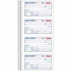 Buy ❤️ Adams™ Carbonless Soft-Cover Money/Rent Receipt Books Adams® Carbonless Receipt Book, 5" X 11", 2-Part, 200 Sets/Book (SC1152) 🔥