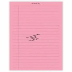 Budget 🛒 Medical Arts Press® Continuation Notes, Pink, No Punch ❤️
