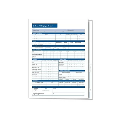 Buy ⭐ HR & Medical Forms ComplyRight 1-Part Employee Personal Files 25/Pack (A0503) 👍