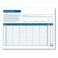 Best deal ⌛ State/Federal Labor Law Supplies ComplyRight FMLA Leave Tracker, Pack Of 50 (A1436) 🔔