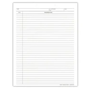 Budget 🌟 Medical Arts Press® Progress Notes, Includes Name, Sex, Birthdate And Page Number ✨