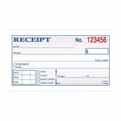 Coupon ⌛ Adams® Business Forms Carbonless Receipt Book Adams Receipts Book, 2.75"L X 5.38"W, 150/Pack (DC2501-3) ⭐