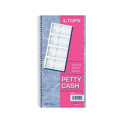 Best Sale 🔥 Business Forms TOPS Petty Cash Receipt Book, 2.75"L X 5"W, 200/Pack (TOP4109) 🧨 - Image 2