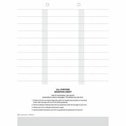 Promo 😀 Medical Forms Medical Arts Press® Mounting Sheets; All-Purpose, Adhesive Strip 😀