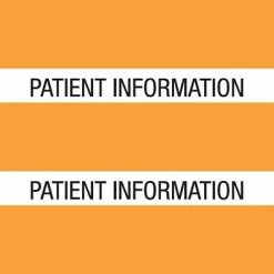 Coupon ⭐ Medical Forms & Books Medical Arts Press® Large Chart Divider Tabs, Patient Information, Orange 👍