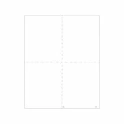 New ✨ Tax Forms ComplyRight W-2 4-Up Blank Tax Form, 50/Pack (520950) 😀