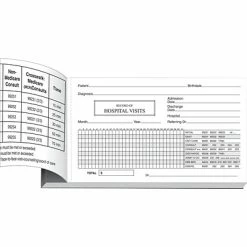Outlet ⭐ HR & Medical Forms Medical Arts Press® Log Of Hospital Visits; Pocket-sized, 1-Part ⭐