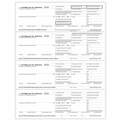 Best deal 🧨 Tax Forms ComplyRight W-2 4-Up Employee Tax Form, 50/Pack (520650) 😀