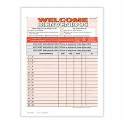 Wholesale ❤️ Medical Arts Press® Privacy Sign-In Sheets, HIPAA Compatible, Red, Bilingual 😍
